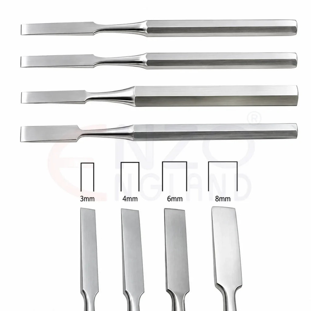Hoke Osteotomes Straight Set - 4 PCS