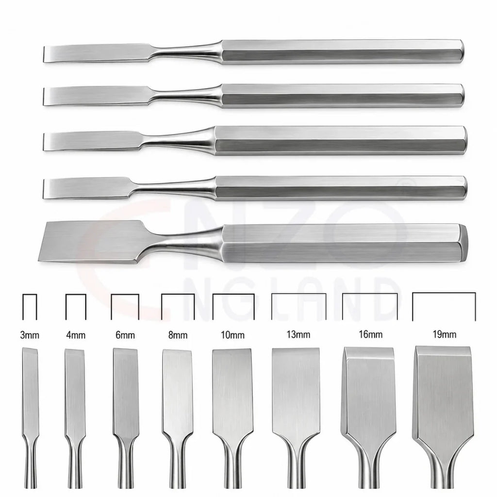 Hoke Osteotomes Straight Set - 8 PCS