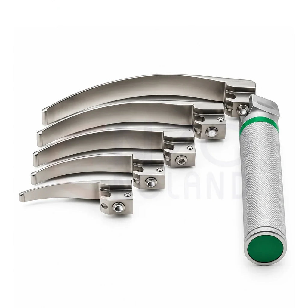 Macintosh Fiber Optic Laryngoscope Set