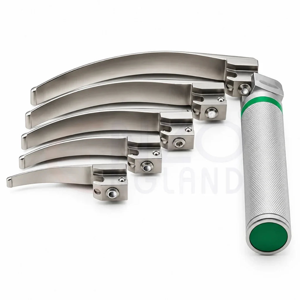 Macintosh Fiber Optic Laryngoscope Set