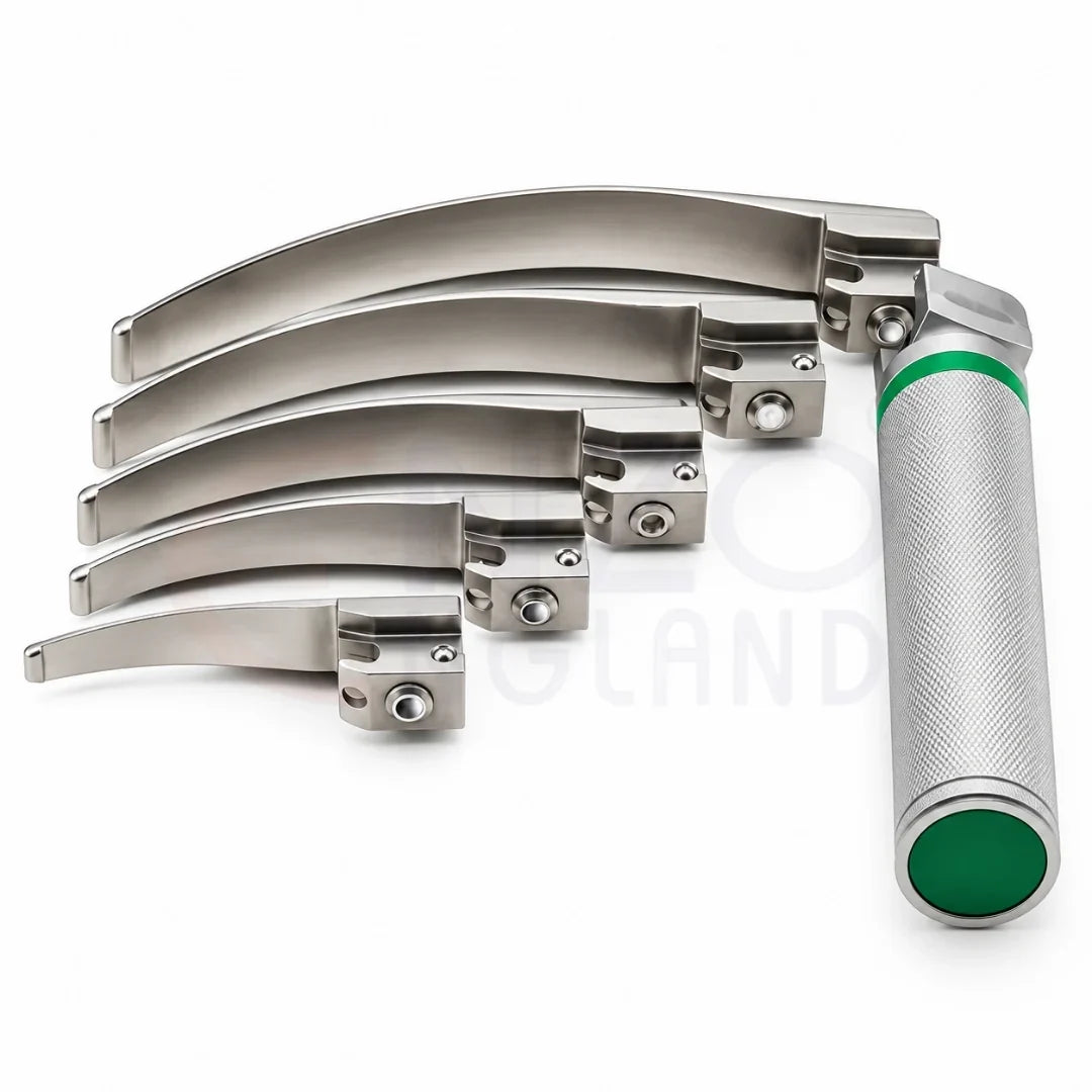 Macintosh Fiber Optic Laryngoscope Set